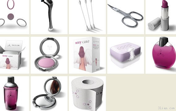 女性用品圖標PNG 一場聚焦個人衛生的視覺設計盛宴
